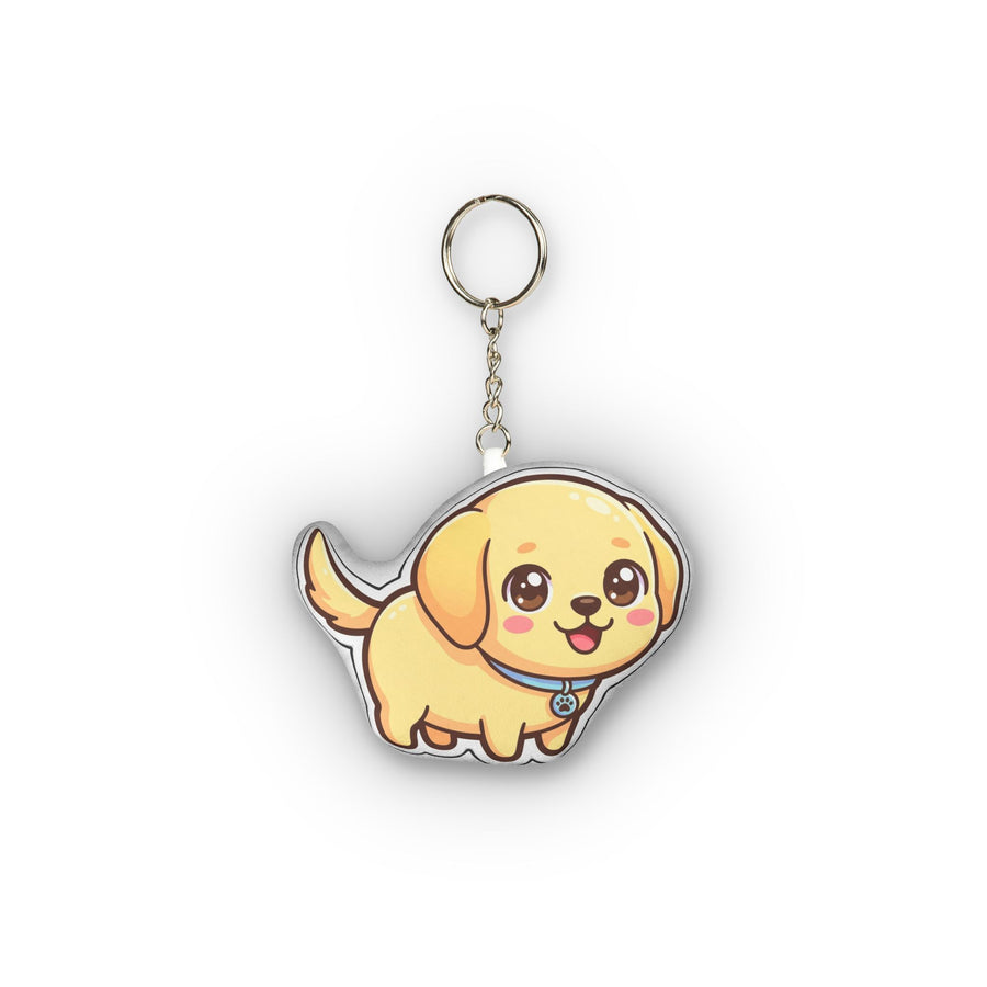 Chibi Labrador Plush Keychain | Tritan