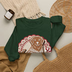 Golden Retriever Gingerbread Christmas Crewneck Sweatshirt — view 4