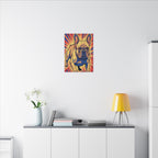 French Bulldog Pop Art Canvas - Dynamic Comic Book Style Wall Art with Halftone Dots - Energetic Retro Dog Print