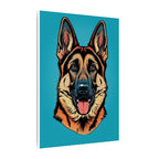 Comic Book German Shepherd Canvas — Bold Dog Wall Art