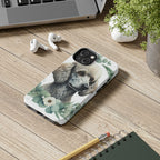 Poodle Watercolor Botanical Wreath Phone Case | Premium Dog Prints | Tritan — view 10 of 28