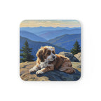 Acrylic Havanese - Mountain Overlook | Cork Back Coaster