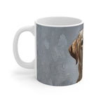 Labrador Retriever Oil Portrait Ceramic Mug 11oz | Premium Dog Art | Tritan