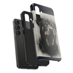 Charcoal Rottweiler Rottweiler Tough Phone Case - Rottweiler pride — gentle giants deserve great art — view 84 of 103