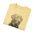 Labrador Print Shirt | Woodcut Style Dog Tee