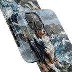 Australian Shepherd Acrylic Gallery Print Coastal Cliffside Phone Case | Premium Dog Prints | Tritan — view 20 of 28