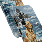 Acrylic Gallery Print Labrador Retriever - Coastal Cliffside | Tough Phone Case — view 26 of 28