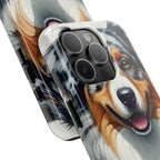 Australian Shepherd Watercolor Wildflower Field Phone Case | Premium Dog Prints | Tritan — view 17 of 28