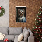 Yorkshire Terrier Kings & Queens Royal Portrait Matte Poster, Regal Dog Art Print, Yorkshire Terrier Lover Gift, Wall Art