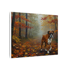 Boxer Dog Painting, Stretched Canvas Wall Art, Modern Pet Decor, Boxer Mom Dad Gift, Acrylic Dog Art Print