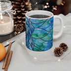 Golden Retriever Low Poly Cool Jewel Ceramic Mug 11oz | Dog Lover Gift