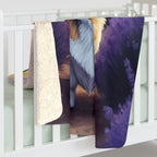 Corgi Watercolor Lavender Fields Throw Blanket | Premium Dog Prints | Tritan — view 6 of 9