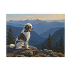 Poodle Acrylic Art Print Stretched Canvas Wall Art | Dog Lover Gift | Modern Pet Portrait Home Decor | Unique Dog Mom Gift