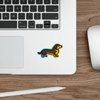 Pop Art Dachshund Holo Sticker | Tritan
