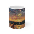 Independence Pups Corgi Ceramic Mug | Tritan — primary view