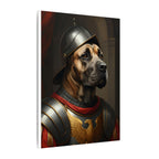 Cane Corso Medieval Knight Portrait Canvas Wall Art, Regal Dog Painting, Cane Corso Lover Gift, Stretched Canvas