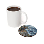 Rottweiler Acrylic Gallery Print Coastal Cliffside Drink Coaster | Premium Dog Prints | Tritan — view 4 of 6