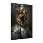 German Shepherd Kings & Queens Royal Portrait Canvas Wall Art, Regal Dog Painting, German Shepherd Lover Gift, Stretched Canvas