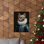 Yorkshire Terrier Renaissance Royal Portrait Matte Poster, Regal Dog Art Print, Yorkshire Terrier Lover Gift, Wall Art