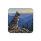 Acrylic Great Dane - Mountain Overlook | Cork Back Coaster