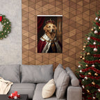 Golden Retriever Kings & Queens Royal Portrait Matte Poster, Regal Dog Art Print, Golden Retriever Lover Gift, Wall Art