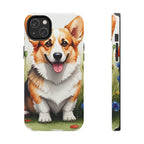 Corgi Watercolor Wildflower Field Phone Case | Premium Dog Prints | Tritan — view 4 of 28