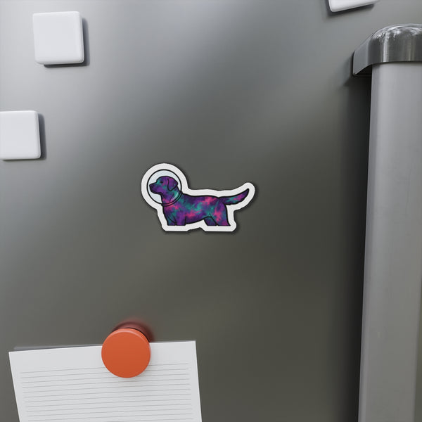 Cosmic Labrador Magnet | Tritan — Lifestyle View