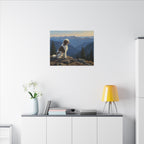 Poodle Acrylic Art Print Stretched Canvas Wall Art | Dog Lover Gift | Modern Pet Portrait Home Decor | Unique Dog Mom Gift