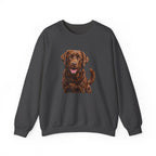 Labrador Retriever Sweatshirt | Painterly Dog Art Crewneck | Lab Mom Gift | Cozy Pullover for Dog Lovers | Pet Portrait Apparel