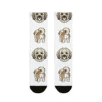 Havanese Socks | Fun All Over Print Dog Socks | Havanese Mom Gift | Cute Crew Socks for Dog Lovers | Stocking Stuffer