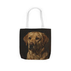 Labrador Retriever Tote Bag | Painterly Dog Art Canvas Tote | Lab Mom Gift | Dog Lover Market Bag | Pet Portrait Accessory