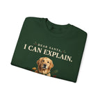 Golden Retriever Dear Santa Christmas Sweatshirt — view 3