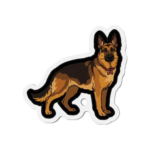 Pop Art German Shepherd Magnet | Tritan