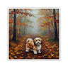 Acrylic Havanese - Autumn Woods | Kiss-Cut Stickers