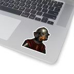 Dachshund Medieval Knight Portrait Sticker, Dog Portrait Vinyl Decal, Kiss-Cut Sticker, Dachshund Lover Gift