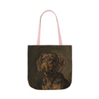 Dachshund Tote Bag | Painterly Dog Art Canvas Tote | Doxie Mom Gift | Dog Lover Market Bag | Pet Portrait Accessory