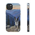 Acrylic Boston Terrier - Mountain Overlook | Tough Phone Case