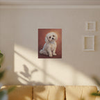 Maltese — Painted Portrait Canvas (Style B)