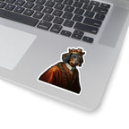 Dachshund Kings & Queens Royal Portrait Sticker, Dog Portrait Vinyl Decal, Kiss-Cut Sticker, Dachshund Lover Gift