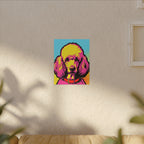 Pop Art Poodle Canvas — Bold Dog Wall Art