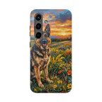 German Shepherd Acrylic Gallery Print Sunset Prairie Phone Case | Premium Dog Prints | Tritan — view 8 of 24