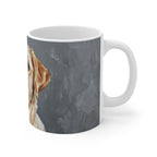 Labrador Retriever Oil Portrait Ceramic Mug 11oz | Premium Dog Art | Tritan