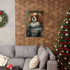 Cavalier King Charles Spaniel Renaissance Royal Portrait Matte Poster, Regal Dog Art Print, Cavalier King Charles Spaniel Lover Gift, Wall Art