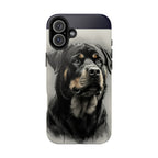 Charcoal Rottweiler Rottweiler Tough Phone Case - Rottweiler pride — gentle giants deserve great art — view 27 of 103