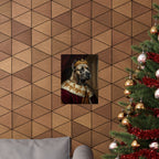 Cane Corso Kings & Queens Royal Portrait Matte Poster, Regal Dog Art Print, Cane Corso Lover Gift, Wall Art