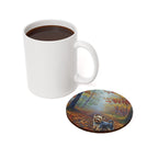 Acrylic Yorkshire Terrier - Autumn Woods | Cork Back Coaster