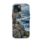 Rottweiler Acrylic Gallery Print Coastal Cliffside Phone Case | Premium Dog Prints | Tritan — view 5 of 28
