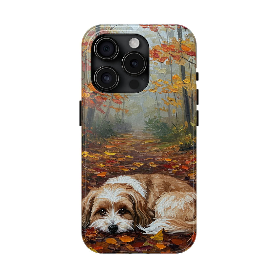 Acrylic Havanese - Autumn Woods | Tough Phone Case