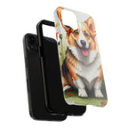 Corgi Watercolor Wildflower Field Phone Case | Premium Dog Prints | Tritan — view 16 of 28