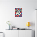 Havanese Comic Pop Art Canvas Print - Energetic Dog Wall Art - Retro Halftone Style - Dynamic Pet Portrait
